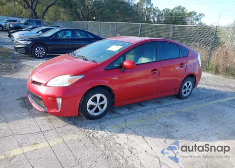 2013 Toyota Prius Four из США, поврежденный, VIN JTDKN3DU6D0347573